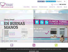 Tablet Screenshot of clinicatornel.es